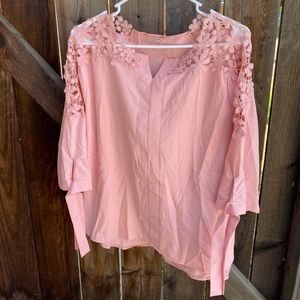 pink blouse
